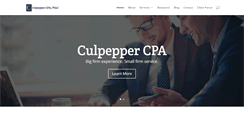 Desktop Screenshot of culpepper-cpa.com
