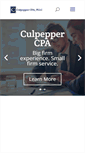 Mobile Screenshot of culpepper-cpa.com